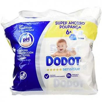 DODOT Sensitive Toallitas para Bebés 6x54 (324 toallitas)