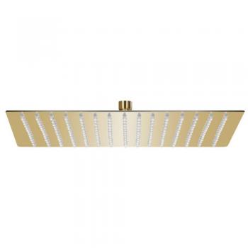 Lluvia Dorada Cabezal de Ducha 40x40 cm Acero Inox | Estilo Cuadrado