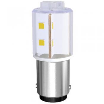 Ampoule LED 24V DC/AC BA15d Rouge