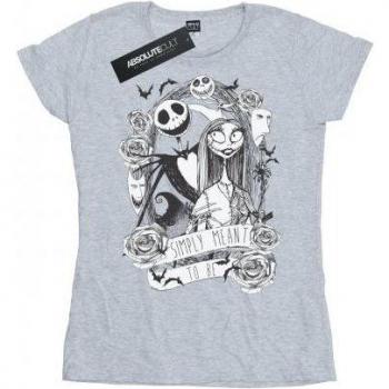 Pull léger Femme Disney “Simply Meant To Be” en coton gris (XXL)