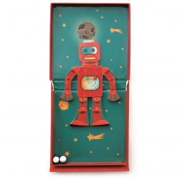 DualPlay Robot Builder & Scratcher – 11‑Piece Magnetic Set