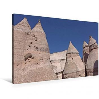 Premium Textile Canvas 90 × 60 cm – Kasha‑Katuwe, New Mexico, Querformat