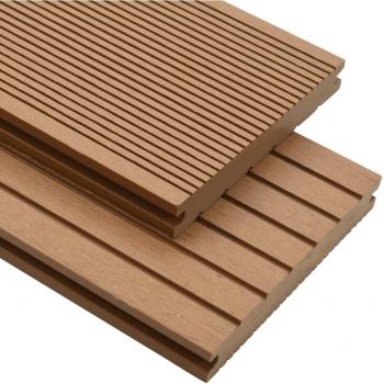 Terrasse WPC 10m² 2,2 m Teck