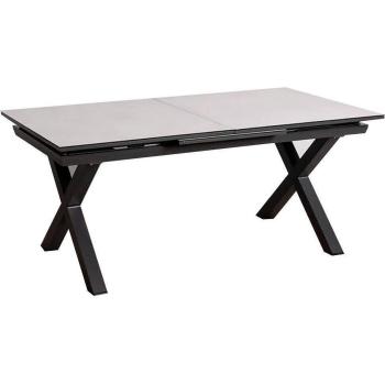Mesa BB Home 611570: Blanco Negro, Dimensiones 180x100x77 cm