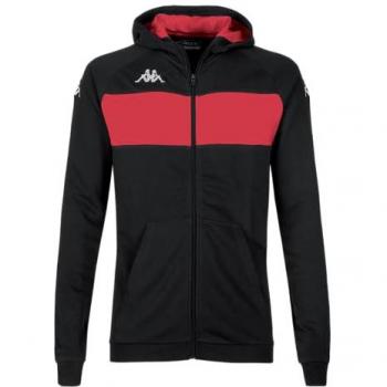 Daccioli Herrenkapuzenpullover von Kappa (Schwarz-Rot) – L