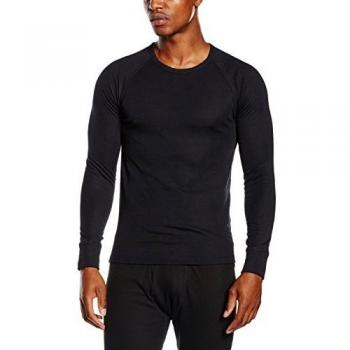CMP Men's Black Long Sleeve Base Layer