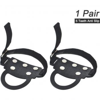 NeigeCling 5‑Dent Pince Portée, Anti‑Glisse, Silicone