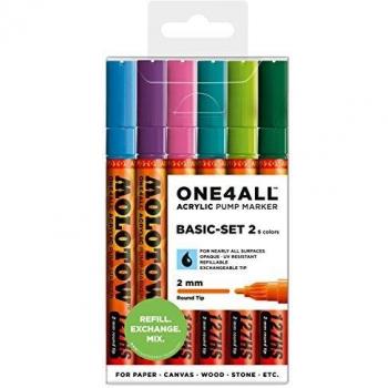 Molotow ONE4ALL 127HS 6set Basic 2