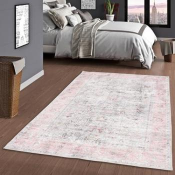 Vintage Pergamon Teppich – Finesse Bordüre, 80 × 250 cm, 4 mm Dicke