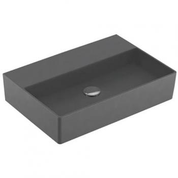 Vasque Murale Villeroy & Boch Memento 2.0 60 x 42 cm Graphite C-plus sans trou ni trop-plein