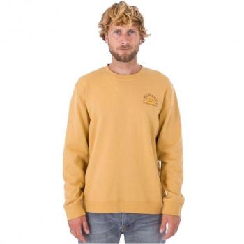 Herren Sweatshirt ohne Kapuze Hurley No Bummers Ocker