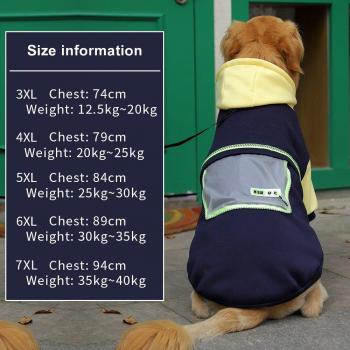 Overol Protectora de Goma con Chaqueta para Labrador en Invierno