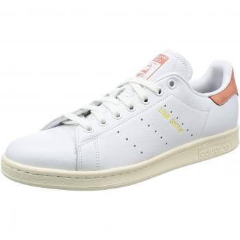 Adidas Stan Smith Herren Fitnessschuhe, Weiß/Rosa, 39 1/3 EU