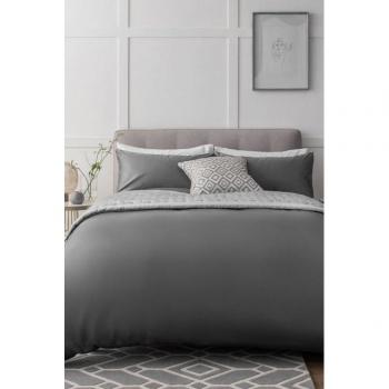 Next Charcoal Grey 100% Egyptian Cotton Luxury Bedset – 400 TC