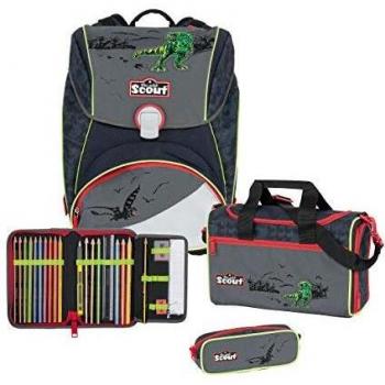 Scout‑Alpha Lernrucksack‑Kombi (4 Pakete)