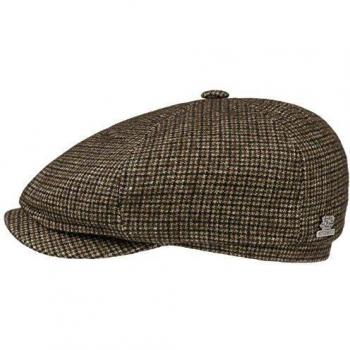 Stetson Casquette Kennett Wool‑Mix – Homme, Laine Gavroche, visière, doublure automne-hiver,