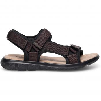 Herren Sandalen Lanetti MSS20230-13 Braun