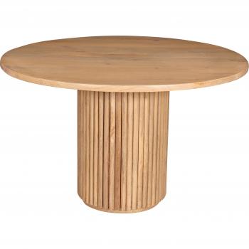TOM TAILOR HOME Esstisch »Ribbed Elegance Hoch«, mit Säulenfuß im extravaganten Rillen-Look