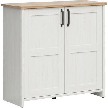 Aparador Petits Meubles 2 Puertas en Estratificado Blanco-Color Neutro