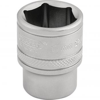 Draper Expert 3/8 Square Drive 6 Point Metric Socket (17mm) 16543