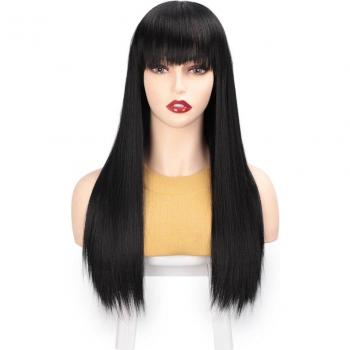 AISI HAIR Heat Resistant Honey Blonde Wig with Bangs