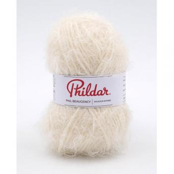 Pelote de Laine PHIL BEAUGENCY – 25 % Acrylique, 20 % Laine, 55 % Polyamide (Écru)