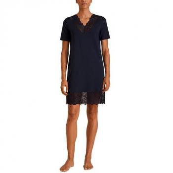 Calida Elegante Träume Nachthemd Dunkelblau Modal Medium Damen