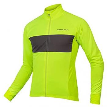 Maglia ciclismo Endura FS260-Pro Jetstream II manica lunga giallo neon