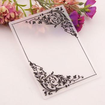Plastic Embossing Folder for Scrapbook