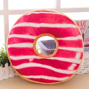 Funda de cojín de comida Donut