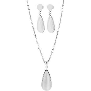 Akzent® Joyería Thalia: Collar y Pendientes en Acero Inoxidable
