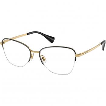 Ralph Lauren Donna RA6061 9443 Montatura Occhiali Metal Nero Trasparente Geometrica