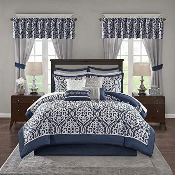 Madison Park Ultimate Comfort Bedding Suite – Navy California King