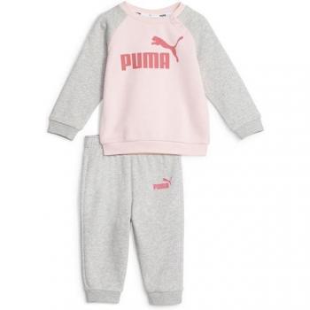Tuta Puma Minicats Ess Raglan per Neonati Rosa 6-9 Mesi