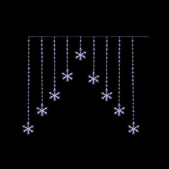 Flexibr S-Flip Snowflake V-Curtain – 1.2m, 267L, White LEDs