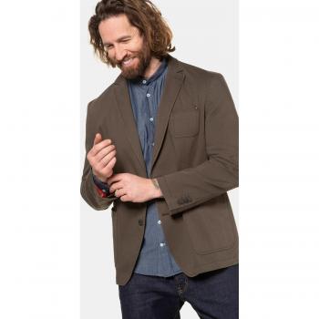 Men's Plus Size Green FLEXNAMIC® Blazer, Size 62, JP1880 Cotton