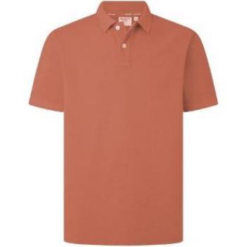 Polo a manica corta con stampa Gd Cedar Wood Brown