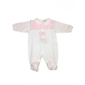 Petit Poisson Rose en Coton pour Bébé Fille 3-6 M