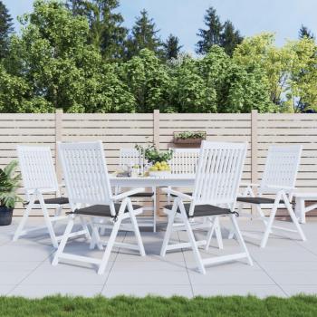 VidaXL Set of 6 Garden Chair Cushions Anthracite 40x40x4 cm
