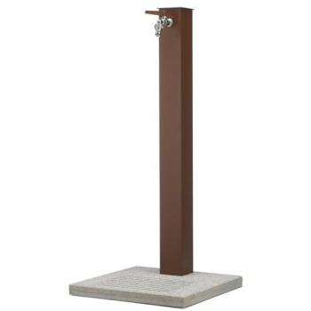 Fontana da Giardino Belfer 42/QBM Ruggine con Base in Cemento e Rubinetto