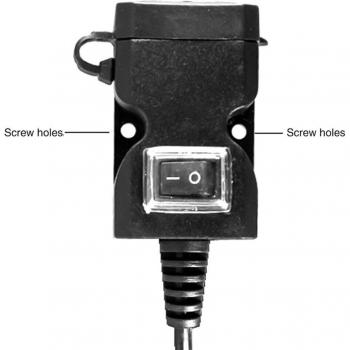 Chargeur rétroviseur pour téléphone moto 12-24V/9-90V