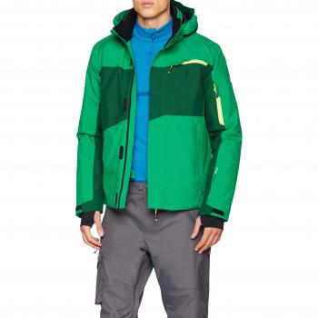 CMP 38W0647 Emerald Down Jacket, Men's Zip Hood, Size 50