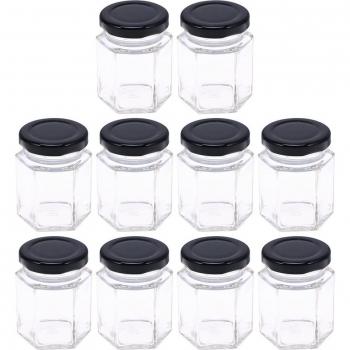 Frasco Transparente para Miel y Nueces 10 Uds