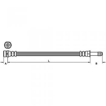Metzger Bremsschlauch hinten rechts – Ford 1328519