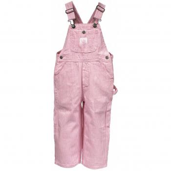 Kids’ Pink Stripe Denim Jumpsuit