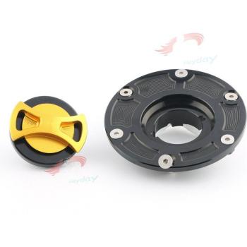 CNC Billet Keyless Fuel Cap for Aprilia RS125/RS250 All Years / RSV1000 Mille 1998-2000
