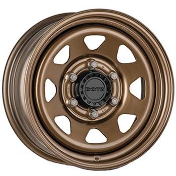 CERCHIO IN FERRO DOTZ 4x4 Dakar 7x16 6x139.7 ET13 BRONZO OPACO
