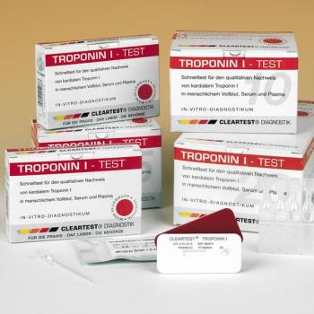 Cleartest Troponin I Schnelltest für Herzdiagnose