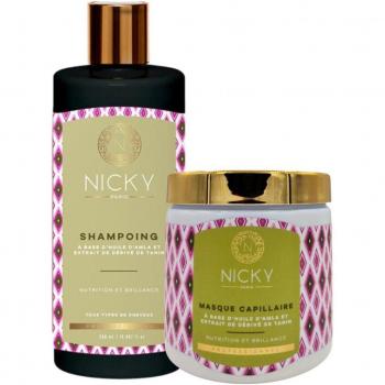 Nicky Paris Pack: Shampoo & Mask Huile d’Amla + Tanin