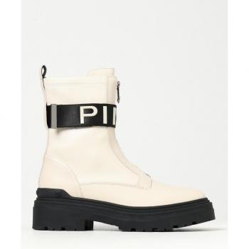 Stivaletti in pelle stretch PINKO Mia 13 Écru Taglia 37